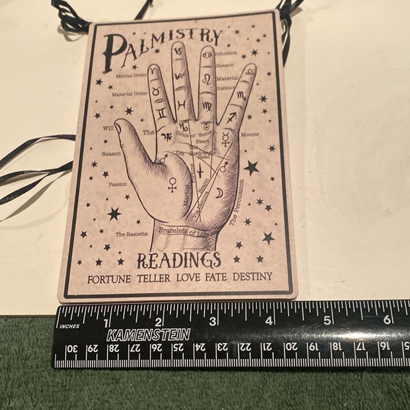 NWOT Palmistry Card Garland Banner - Picture 9 of 9